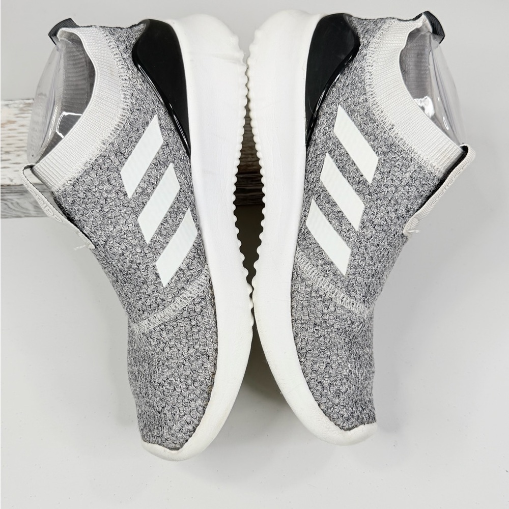 ADIDAS Women's Cloud Foam Pure Slip On Knit Sneakers Gray/White-7.5 - Picture 7 of 8